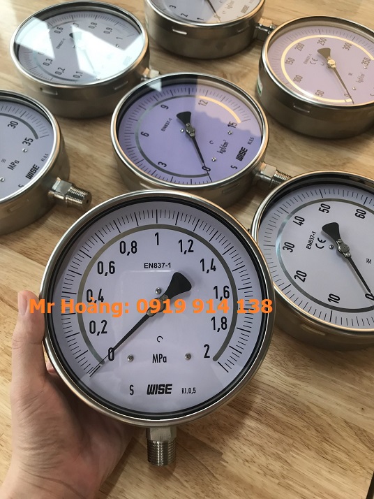 Đồng hồ áp suất Wise P239 - độ chính xác cao